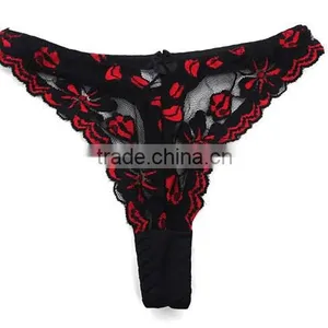 Hot Sexy Lace Unique Elegant Style Wholesale Women Underwear Panty thumbnail-1