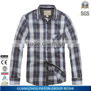 Wholesale Clothing Latest Men's Plaid Casual Shirts Of Pictures With Good Price thumbnail-3