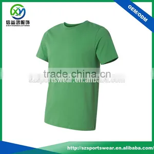 Green Color Cotton/spandex Blend Fabric Mens t Shirts thumbnail-1