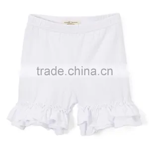Hot Sale Custom Candy Color Girls Ruffle Shorts Cute Kids Ruffle Pants Wholesale Children's Clothing thumbnail-3