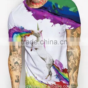 Unisex Couple Lover t Shirt Full Printed t Shirt With Universe Pattern in Guangzhou thumbnail-2