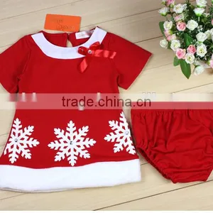 Christmas Snowflake New Year Cheap Newborn Baby Clothing Set thumbnail-2