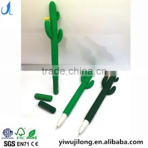 Creative Cute Novel Cactus Shape Gel Pen Gift for School Kids thumbnail-1