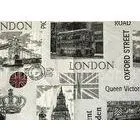 250GSM Jacquard Woven Fabric / London City Pattern Jacquard Fabric thumbnail-1