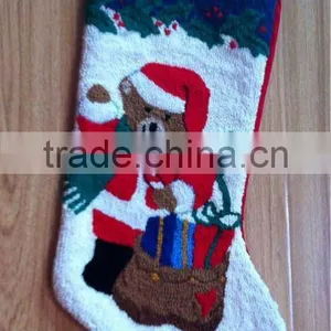 2014 Christmas Socks With Santa Heads thumbnail-1