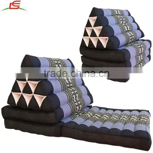 THAI TRIANGLE PILLOW DECORATIVE KAPOK COTTON CUSHION thumbnail-4