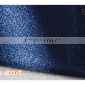 9.8oz Indigo Cotton Polyester Spandex Blend Denim Pants Fabric thumbnail-3