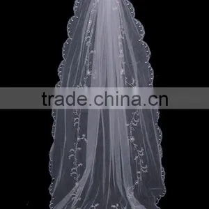 Latest Style Fashionable Beautiful Veil Wedding 2011 M081 thumbnail-1