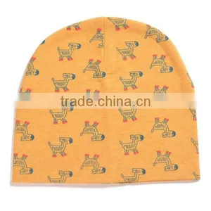 Spring&summer Korea Style 100%cotton Cute Boys&girls Horse Pattern Baby Fancy Beanie Hat thumbnail-6