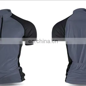 Custom Blank Men's Dry Fit Cycling Jersey Shirts With Polyester thumbnail-2