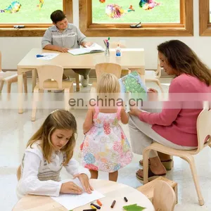 Living Room Furniture Kids Chair Solid Wood Children Chair thumbnail-6