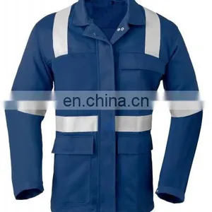 EN20471 Breathable Flame Retardant Anti-Static Jacket With Reflective Stripes thumbnail-1