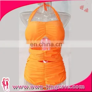 2015 New Hot Spandex Big Size Swimwear Bikini for Fat Woman thumbnail-4