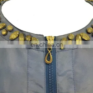 Hot Selling Short Casual Ladies Bomber Jacket With Bead Decoration thumbnail-6