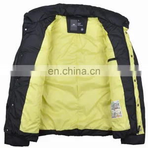 Mens Simple Style Fashion Foldable Down Paded Thick Nylon Jacket 2015 thumbnail-2