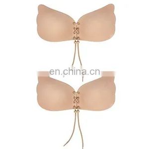 Women Push-up Bra Strapless Silicone Bras Invisible Pad thumbnail-4