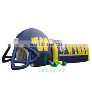 HI New Design PVC Inflatable Football Helmet Tunnel for Outdoor Games thumbnail-3