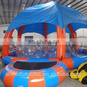 2017 Giant Inflatable Pool Float Swimming Pool Cover Tent For Sale thumbnail-1