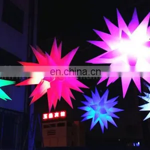 Night Club Decoration Inflatable Star With LED Remote Lights thumbnail-1