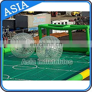 Giant Inflatable Soccer Field for Sale, Outdoor Inflatable Soccer Pitch for Fun thumbnail-3