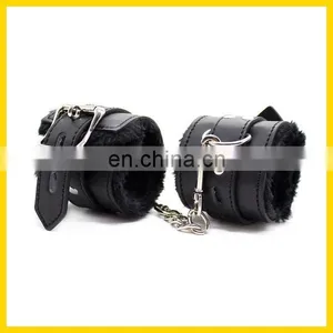 Erotic Massage PU Leather Wrist & Ankle Cuffs Restraints thumbnail-1