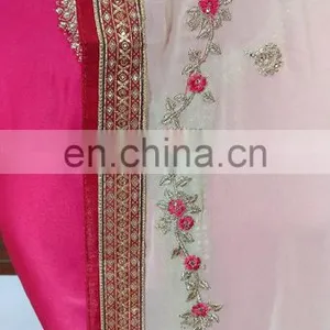 2017 Royal Occasion Wear Semi-Stitched Straight Cut Style Salwar Kameez (salwar Kameez Suits) thumbnail-3