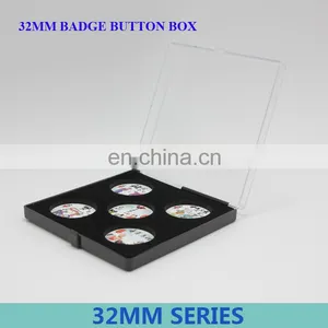 32mmSeries Plastic Empty Gift Packing Boxes Badge Gift Box thumbnail-1