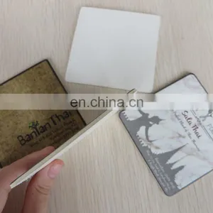 Custom Absorbent Disposable Cardboard Coasters in Cheap Price thumbnail-2