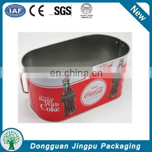 Promotional Personalized Tin Beverage Ice Bucket, Beer Metal Ice Bucket thumbnail-1