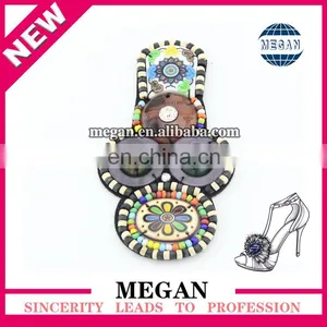 2014 New Fashion Designer Blue Flowers High Heel Shoes thumbnail-1