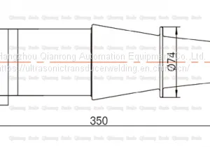 3600W 15Khz 70mm Piezoelectric Ultrasonic Welding Transducer for Plastic Welding Machine thumbnail-2