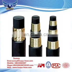 One Layer High Pressure Steel Wire Braided Rubber Hose thumbnail-1