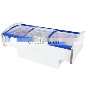 Large Capacity Seafood Fresh Horizontal Display Freezer thumbnail-2