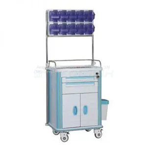AG-AT001A2 Commercial Furniture Hospital Abs Material Hospital Emergency Medicine Trolley thumbnail-1