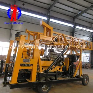 Wheeled Hydraulic Core Drilling Rig XYX-44A From Huaxia Master Large Size Deep Hole Geology Drilling Rig for Sale thumbnail-3