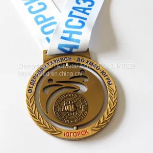 Newest Hot Sale Black Color Sport Stopwatch Medal for Souvenir. thumbnail-5