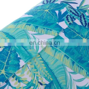 Tropical Jungle Printed Soft Polyester Canvas Spun Outdoor Cushion Boudoir Pillow With Fringe for Home Sofa Couch thumbnail-6