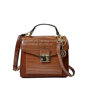 Msl New Satchel Fashion Handbag Pu Leather Bags Women Cross Body Handbags With Detachable Strap thumbnail-2