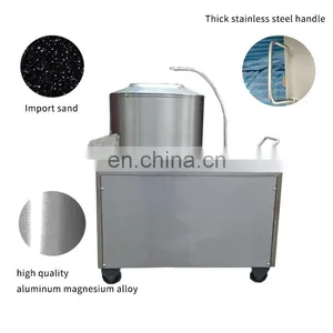 Stainless Steel Vegetable Washer and Peeler Machine/potato Peeling Machine thumbnail-3