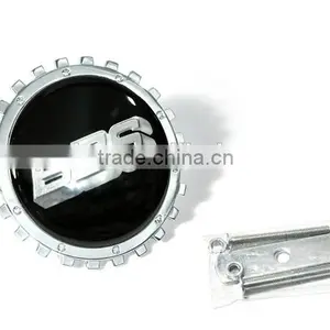 Extraordinary Exquisite Carbon Fiber Creative Silver BBS Grill Logo thumbnail-1