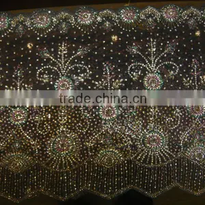 CRYSTAL EMBROIDERED FABRIC thumbnail-1