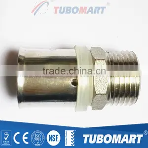 Hight Quality U Type Copper Press Fittings for Underfloor Heating Pipes thumbnail-2