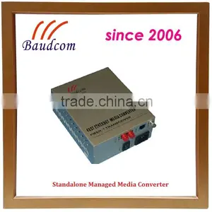 1000M Standalone Managed Fiber Optic Media Converter thumbnail-2