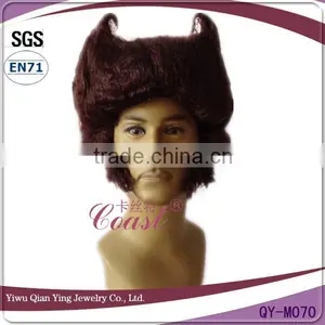 Short Brown Synthetic X-Men Wolverine Cosplay Wig thumbnail-1