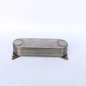 for HOWO Stainless Steel Oil Cooler Core 61800010113 61500010334 WD615 61500010335 thumbnail-1