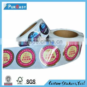 Custom Printed Self Adhesive PP&PET&PVC Label Stickers thumbnail-1