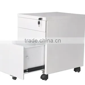 (DL-M1 ) Office Storage Steel Metal Mobile Pedestal File Cabinet on Castors With 3 Drawer 2 Box 1 File -workplace Organization thumbnail-3