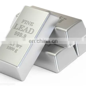 China Sale Recycled Pure Lead Ingot 99.99% pb 99.9 97 Refined Lead Cylinderlead Ingots per kg thumbnail-3