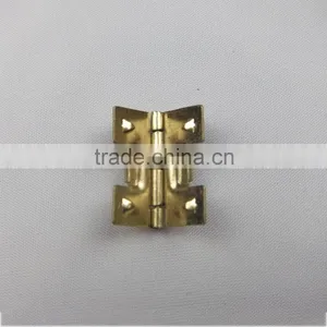 Small Yellow Zinc Jewellery Box Concealed Hinge thumbnail-4