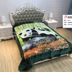 Truelove Animal Flower Korean Mink Polyester Raschel Winter Bedding Blanket thumbnail-2